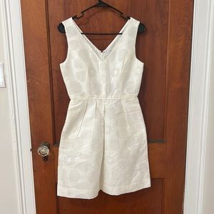 J crew white eyelet dress